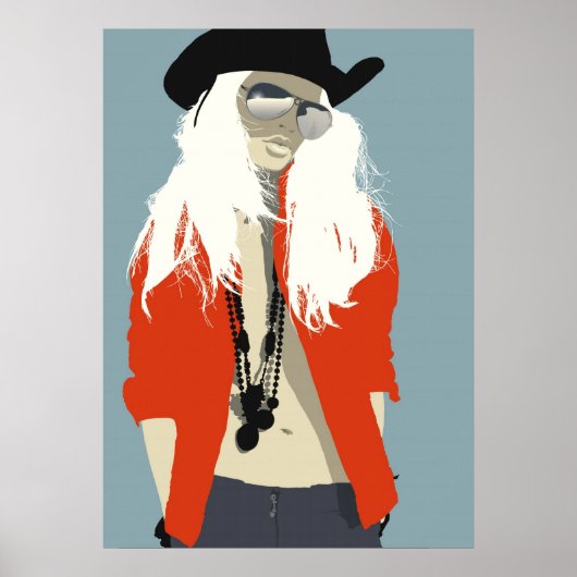 glas poster (Voorkant)