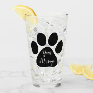 Glas - Puppy Paw Print