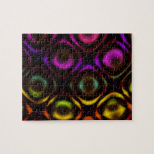 Glas Rainbow Fractal Art Legpuzzel