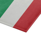 Glas Schneidebrett Italien Fahne Snijplank (Hoek)