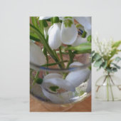 glas sneeuwval briefpapier (Staand voorkant)