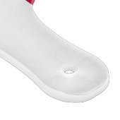 Glas snijplank peddel met Georgia vlag (Hoek)