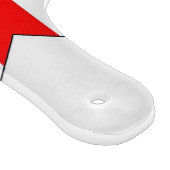 Glas snijplank peddel met Ohio vlag (Hoek)