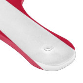 Glas snijplank peddel met vlag van Denemarken (Hoek)