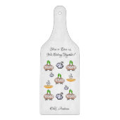 Glas Snijplank Uien Knoflook Soep Wij Behoren (Voorkant)