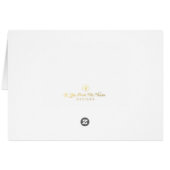 Glas Tuin Geometrisch Dank u Kaart (Achterkant Horizontaal)