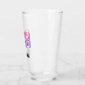 Glas van de Pint van de Logo van de douane met Uw  (Links)