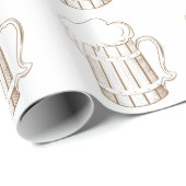 glas van hout cadeaupapier (Rol Hoek)
