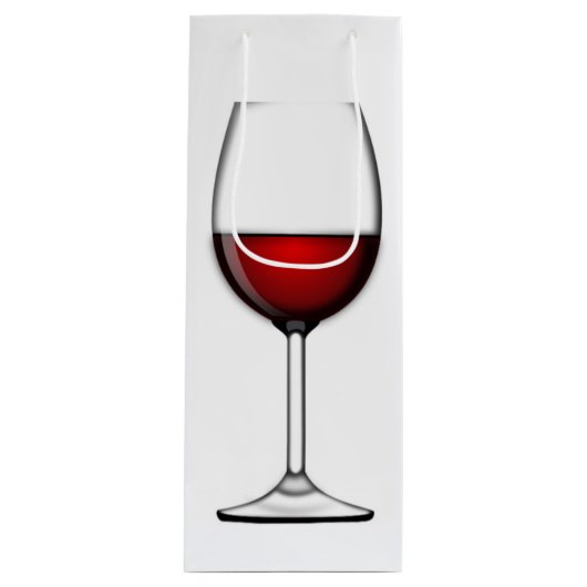 GLAS VAN RODE WIJN CADEAUTAS (Voorkant)