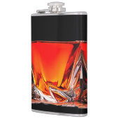 glas van whiskeyfles heupfles (Links)