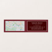 Glas van Wijn, Wijnbar/Winery, Gedetailleerd Visitekaartjes (Binnenkant ongevouwen)