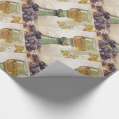 GLAS VAN WITTE WIJN, OUDE DRUIVENVINEYARD CADEAUPAPIER (Hoek)