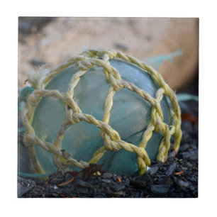 Glas Vissen Float, verticaal Tegeltje