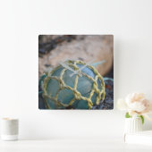 Glas Vissen Float, verticaal Vierkante Klok (Huis)