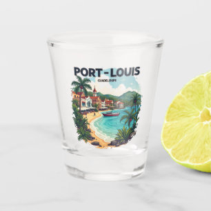 Glas voor een Shot Port-Louis Guadeloupe Shotgla