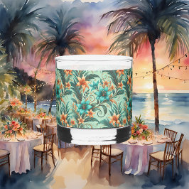 glas voor tropische iriserende rotsen