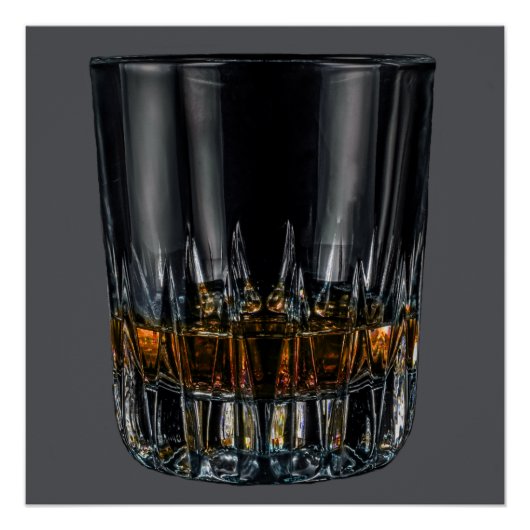 Glas Whiskey --- Poster Perfect Poster (Voorkant)