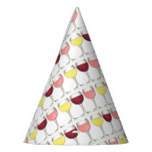 Glas witte rode bril Winery Wine Lover Feesthoedjes (Links)