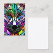 Glas Wolf Graphic Visitekaartje (Voorkant / Achterkant)