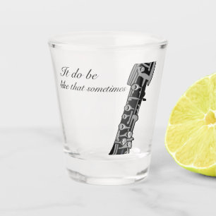 Glas, zoals dat soms het geval is shot glas