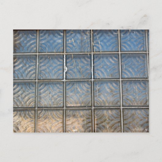 glasbakstenen briefkaart (Voorkant)