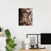 Glasbril van wilde zwijnen buiten poster (Thuiskantoor)