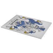 Glascock Family Crest Snijplank (Hoek)