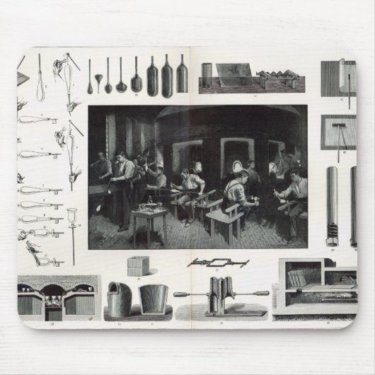 Glasfabricage Muismat (Voorkant)