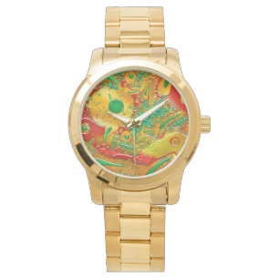 Glasfusie Horloge