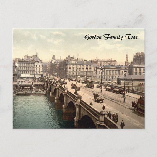 Glasgow Bridge, Glasgow, Schotland Briefkaart (Voorkant)