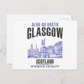 Glasgow Briefkaart (Voorkant / Achterkant)
