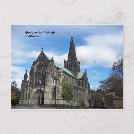 GLASGOW CATHDRAL - Schotland Briefkaart (Voorkant)