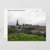 Glasgow Cathedral Skyline Briefkaart (Voorkant / Achterkant)