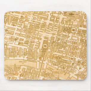 Glasgow City Map Mousepad Muismat