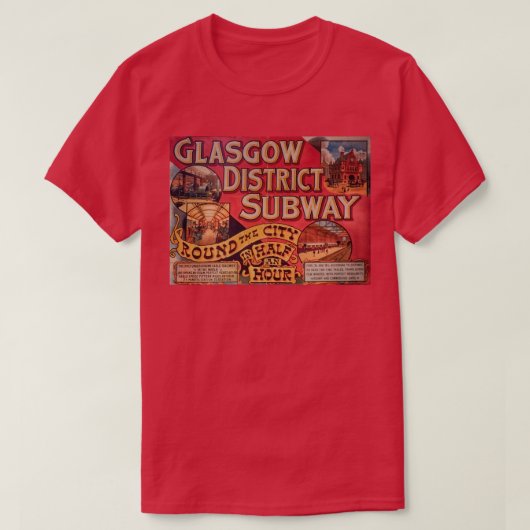  Glasgow City-metro T-shirt (Design voorkant)