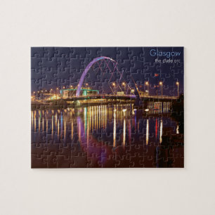 Glasgow Clyde Arc bij nacht Legpuzzel