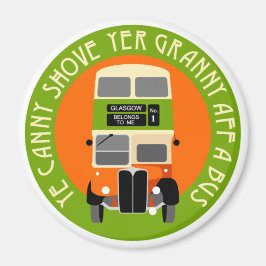  Glasgow Double-decker bus Magnet Magneet