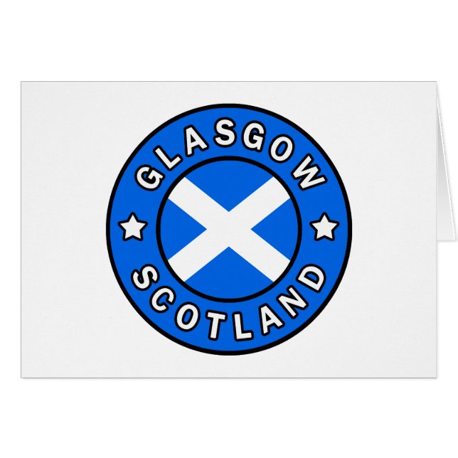 Glasgow Écosse (Devant horizontal)