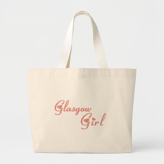 Glasgow Girl Grote Tote Bag (Voorkant)