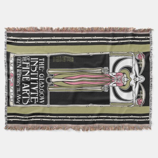 Glasgow Institute of Fine Arts Poster Deken (Voorkant)