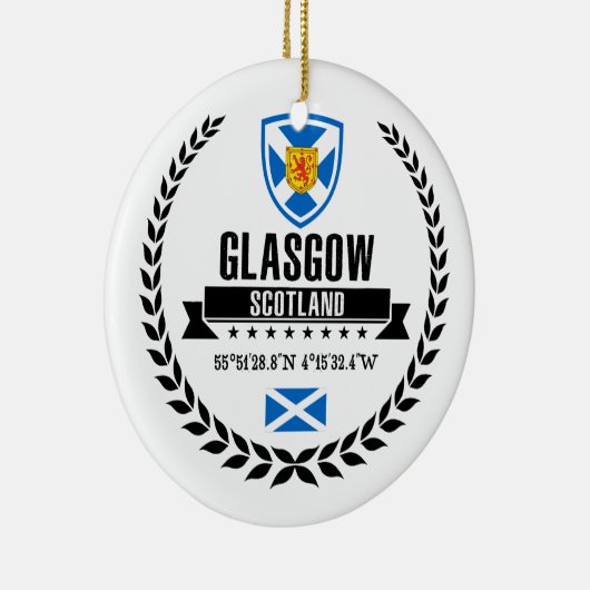Glasgow Keramisch Ornament (Rechts)