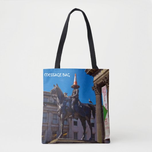 Glasgow "Message bag" Canvas tas (Voorkant)