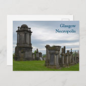 Glasgow Necropolis Graves Briefkaart (Voorkant / Achterkant)