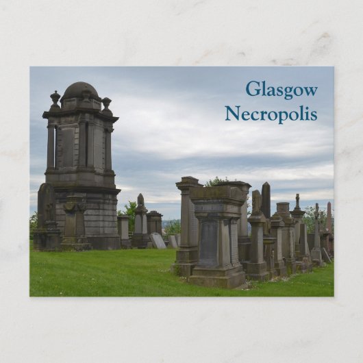Glasgow Necropolis Graves Briefkaart (Voorkant)