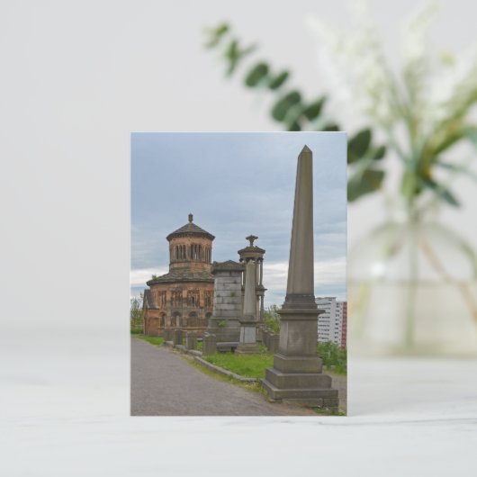 Glasgow Necropolis Monuments Carte postale (Debout devant)