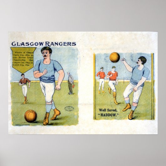 Glasgow Rangers FC, 1894 Poster (Voorkant)