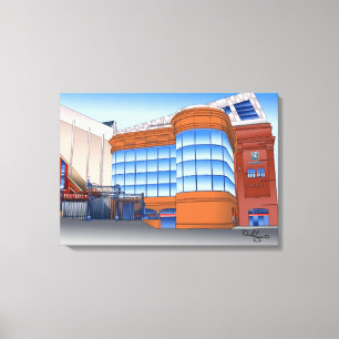 Glasgow Rangers Football Club Canvas Afdruk