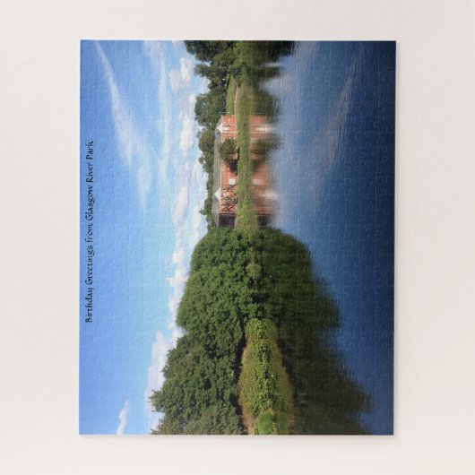 Glasgow River Park Jigsaw Puzzle (Vertical)
