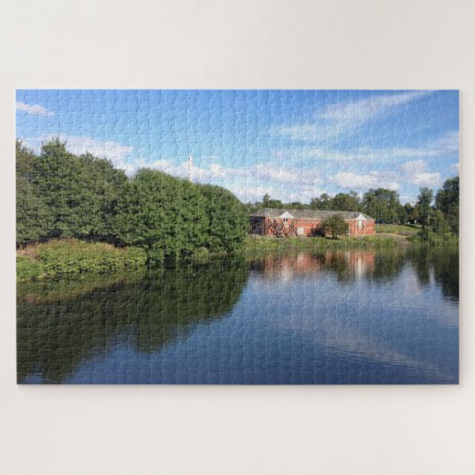 Glasgow River Park Jigzaag Puzzle Legpuzzel (Horizontaal)