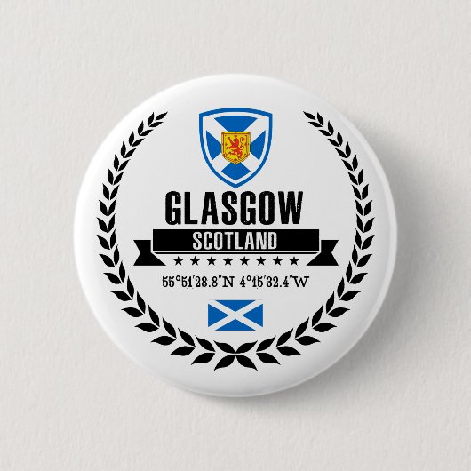Glasgow Ronde Button 5,7 Cm (Voorkant)
